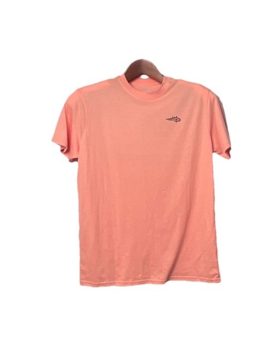 Reel Life Men's Short Sleeve Crewneck T-Shirt - Coral Pink
